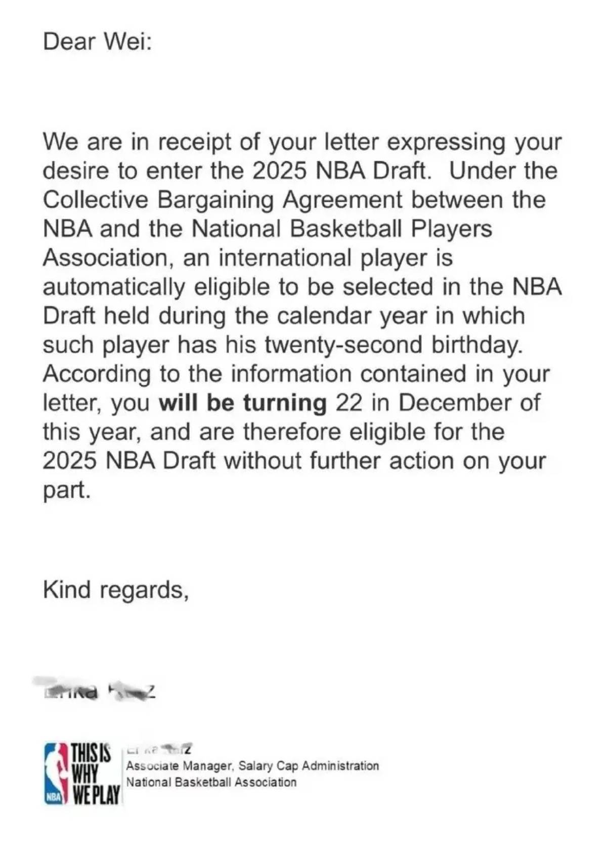 爱奇艺体育官网-NBA选秀落选！媒体人：林葳的NBL潜在下家有凤凰、子弹和坎斯大班